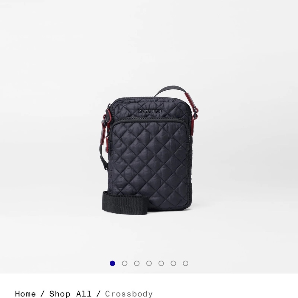 MZ Wallace Black Lacquer Metro Crossbody - Picture 12 of 15